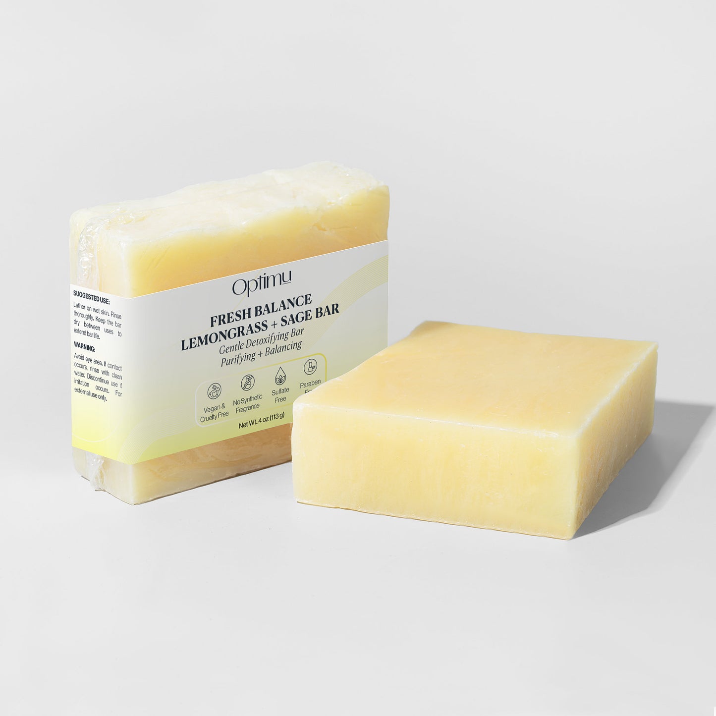 Fresh Balance Lemongrass & Sage Bar | Clarifies without stripping