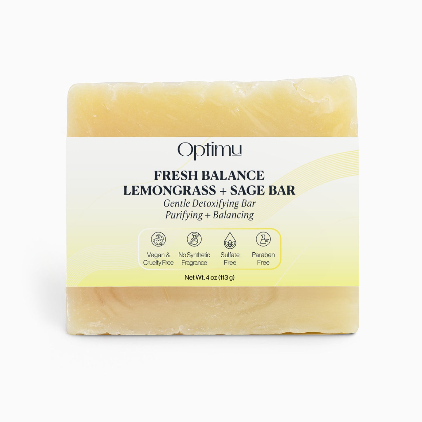 Fresh Balance Lemongrass & Sage Bar | Clarifies without stripping