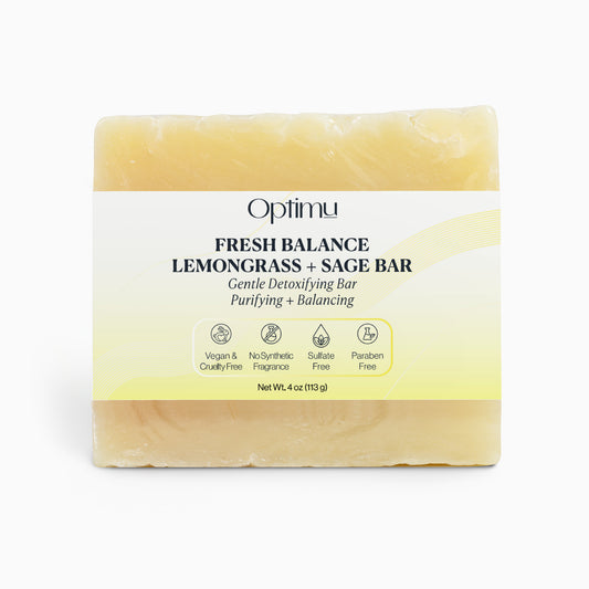 Fresh Balance Lemongrass & Sage Bar | Clarifies without stripping