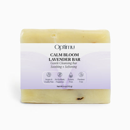 Calm Bloom Lavender Bar | Skin Softening calm in 60 seconds