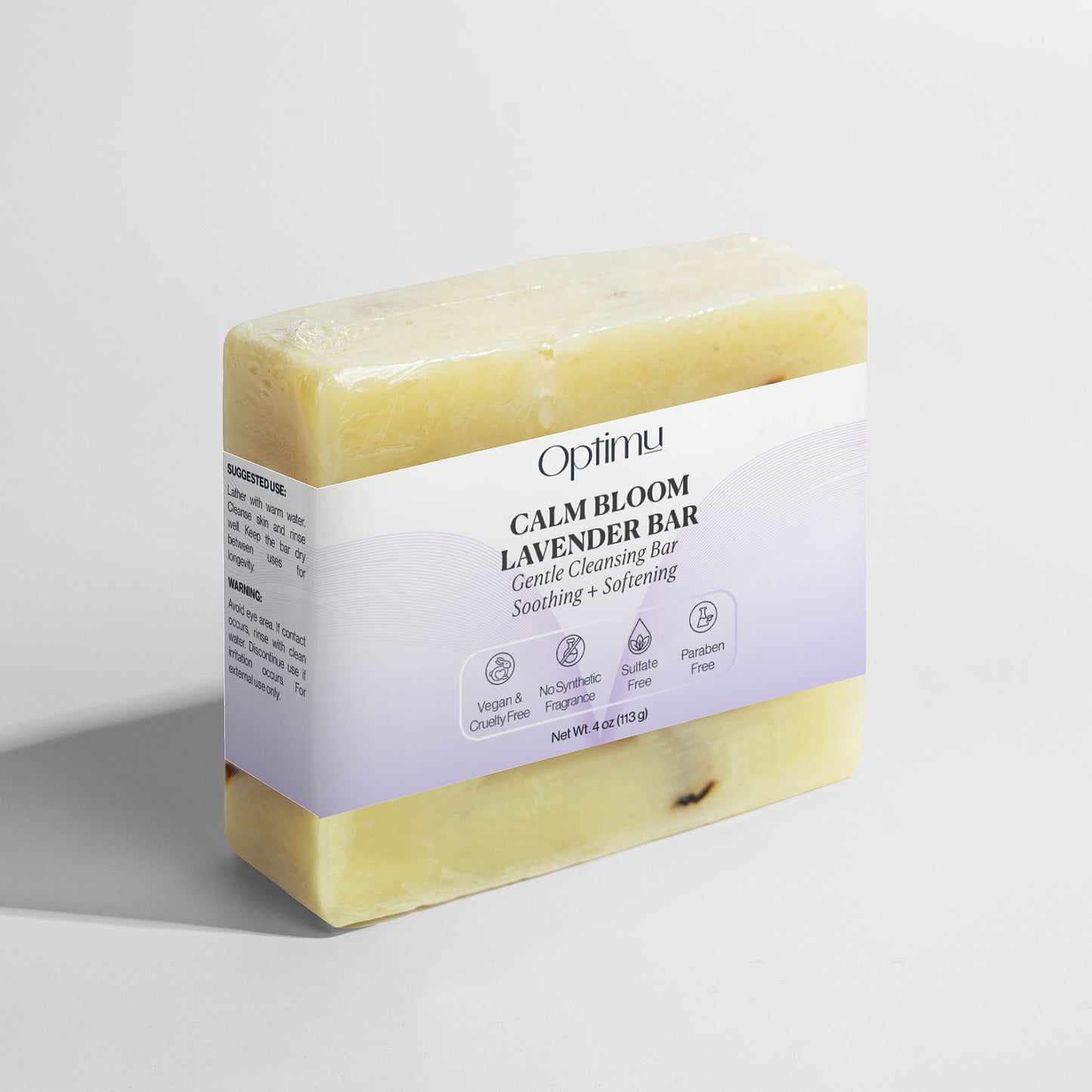 Calm Bloom Lavender Bar | Skin Softening calm in 60 seconds