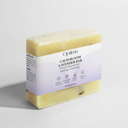 Calm Bloom Lavender Bar | Skin Softening calm in 60 seconds